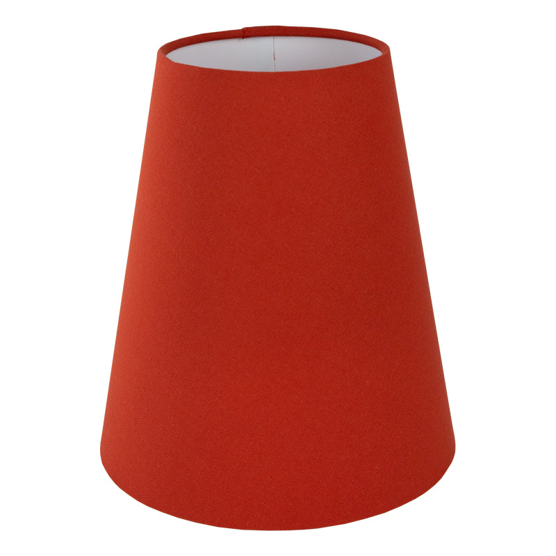Burnt Orange Cotton Tall Empire Lampshade