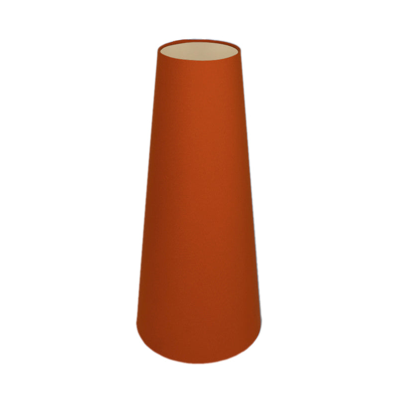 Burnt Orange Tall Tapered Lampshade