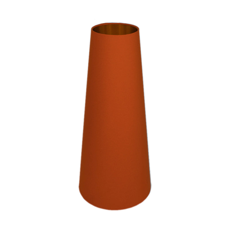 Burnt Orange Tall Tapered Lampshade