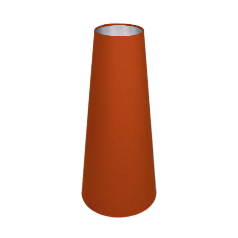Burnt Orange Tall Tapered Lampshade