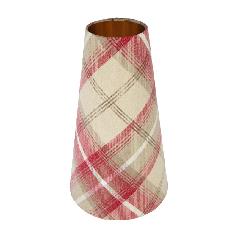 Balmoral Cranberry Tall Tapered Lampshade