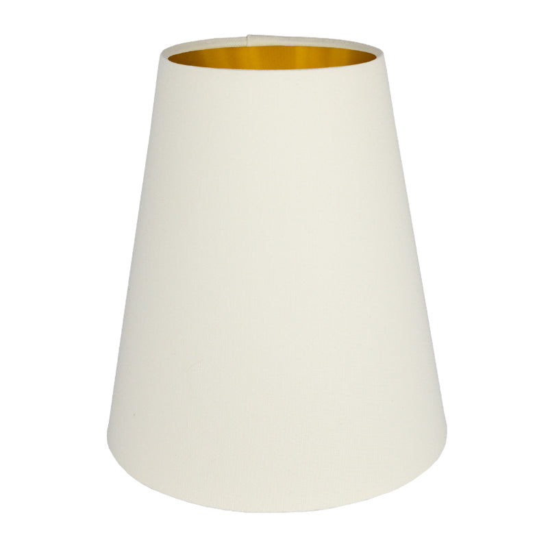 Cream Cotton Tall Empire Lampshade