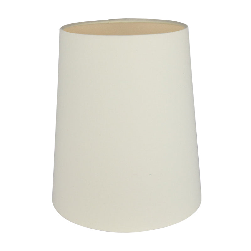 Cream Cotton Tall French Drum Lampshade