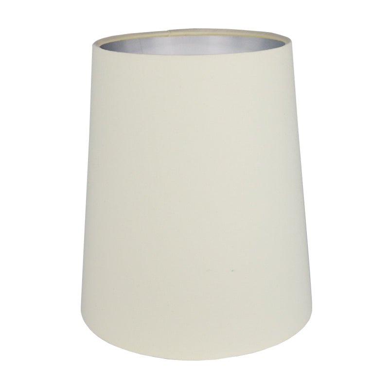 Cream Cotton Tall French Drum Lampshade