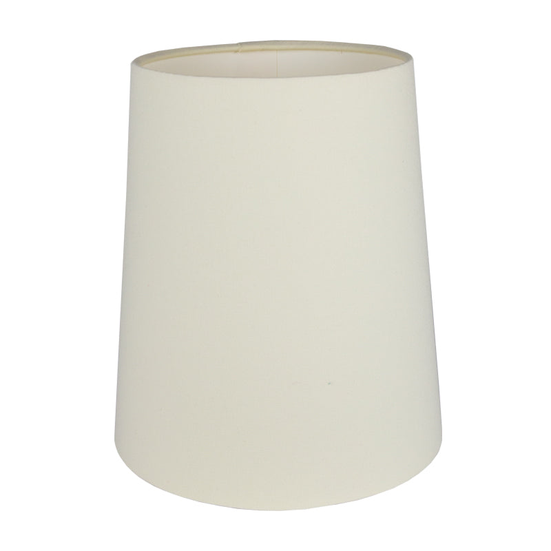 Cream Cotton Tall French Drum Lampshade