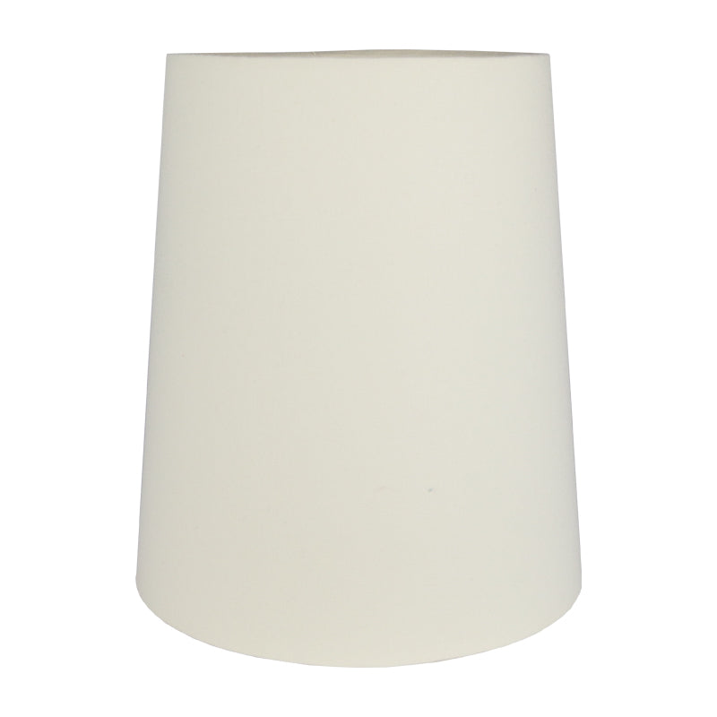 Cream Cotton Tall French Drum Lampshade