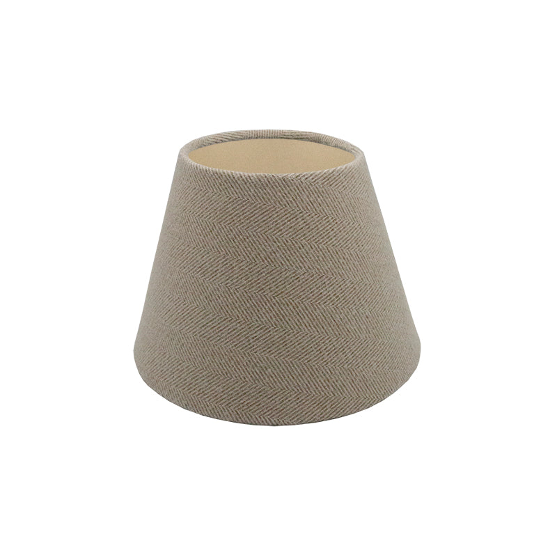 Cream Herringbone Empire Lampshade