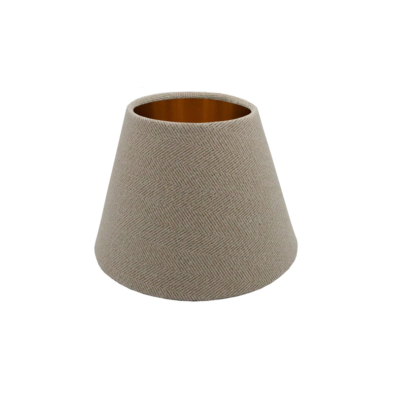 Cream Herringbone Empire Lampshade