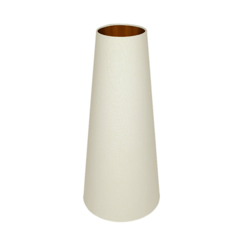 Cream Tall Tapered Lampshade