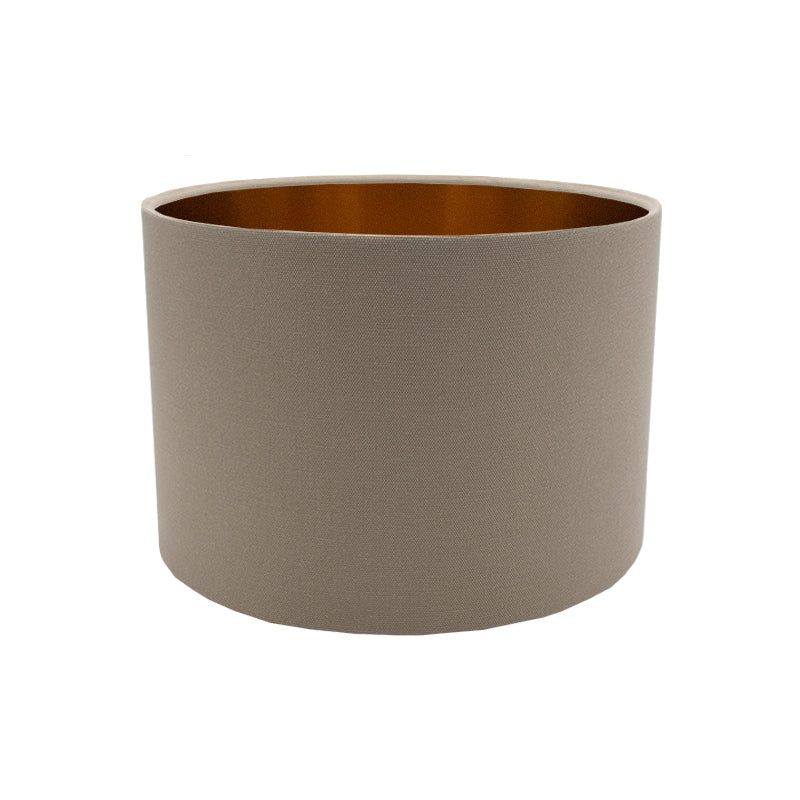 Dark Beige Drum Lampshade