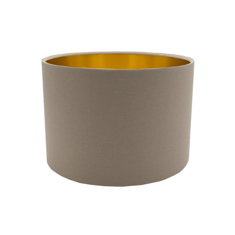 Dark Beige Drum Lampshade
