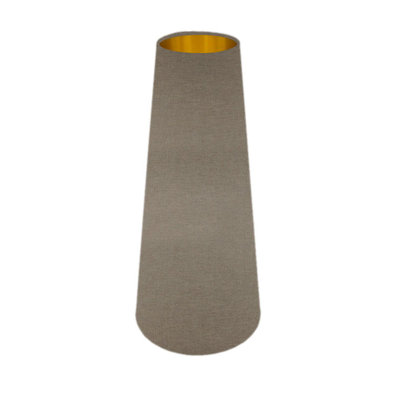 Dark Beige Tall Tapered Lampshade