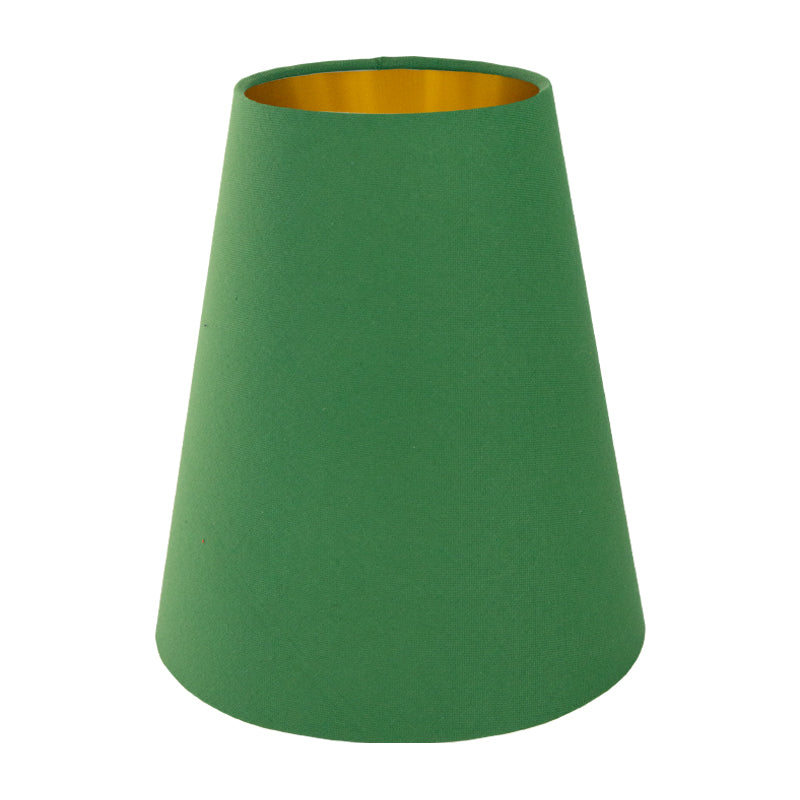 Dark Green Cotton Tall Empire Lampshade