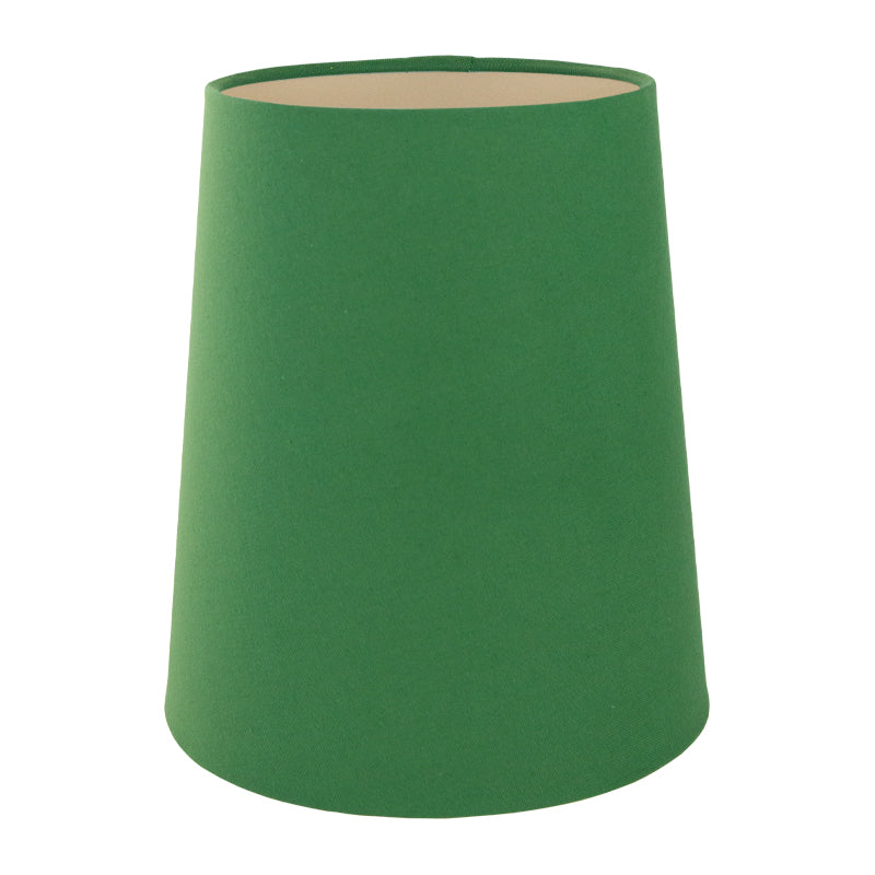 Dark Green Cotton Tall French Drum Lampshade