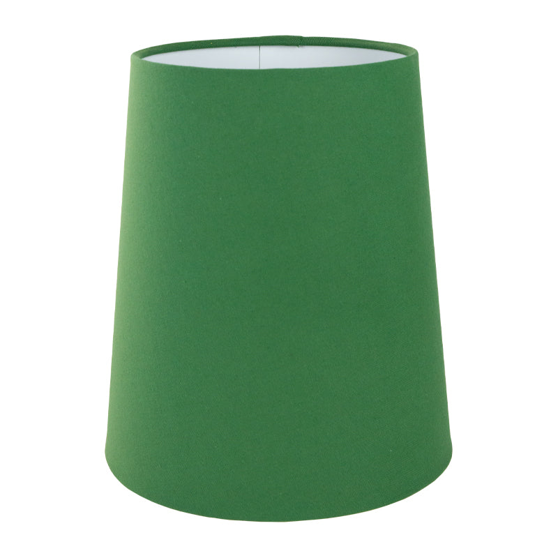 Dark Green Cotton Tall French Drum Lampshade