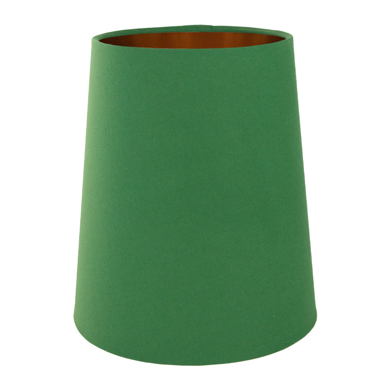 Dark Green Cotton Tall French Drum Lampshade