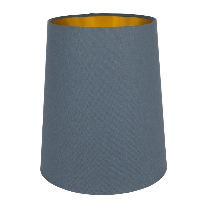 Dark Grey Cotton Tall French Drum Lampshade