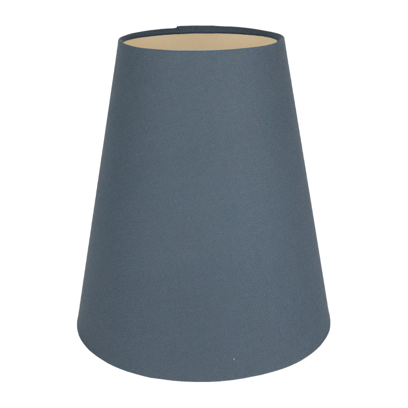 Dark Grey Cotton Tall Empire Lampshade