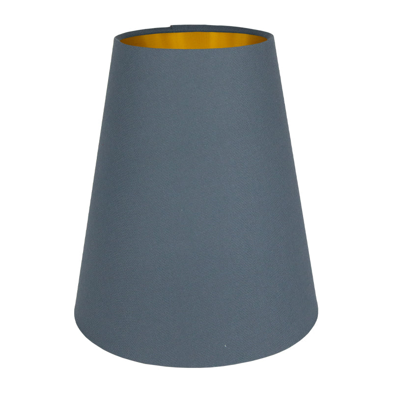 Dark Grey Cotton Tall Empire Lampshade