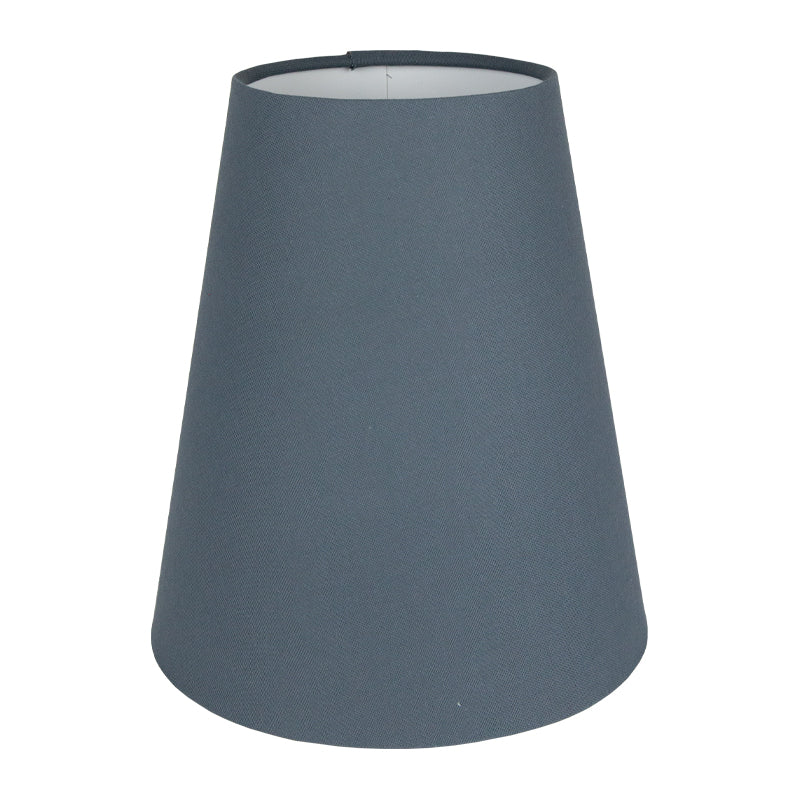 Dark Grey Cotton Tall Empire Lampshade