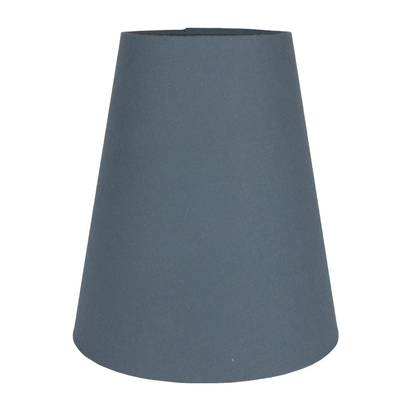 Dark Grey Cotton Tall Empire Lampshade