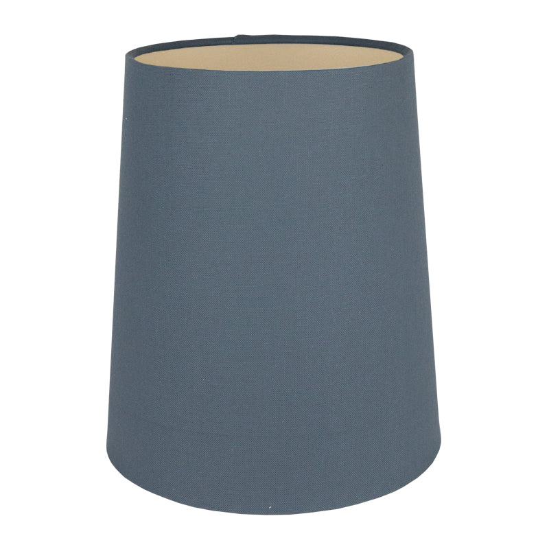 Dark Grey Cotton Tall French Drum Lampshade