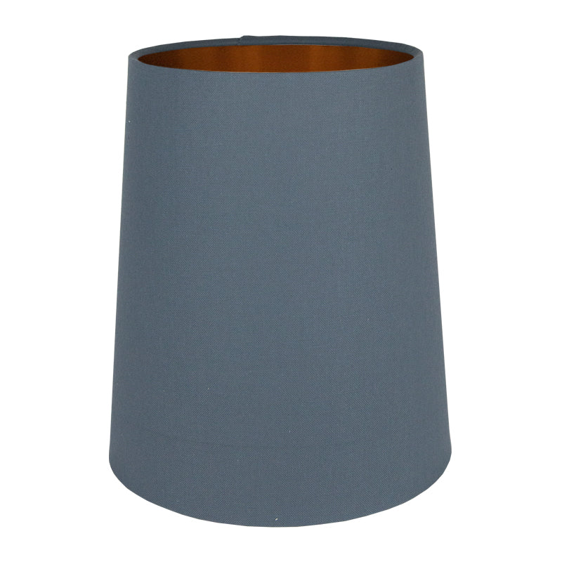 Dark Grey Cotton Tall French Drum Lampshade