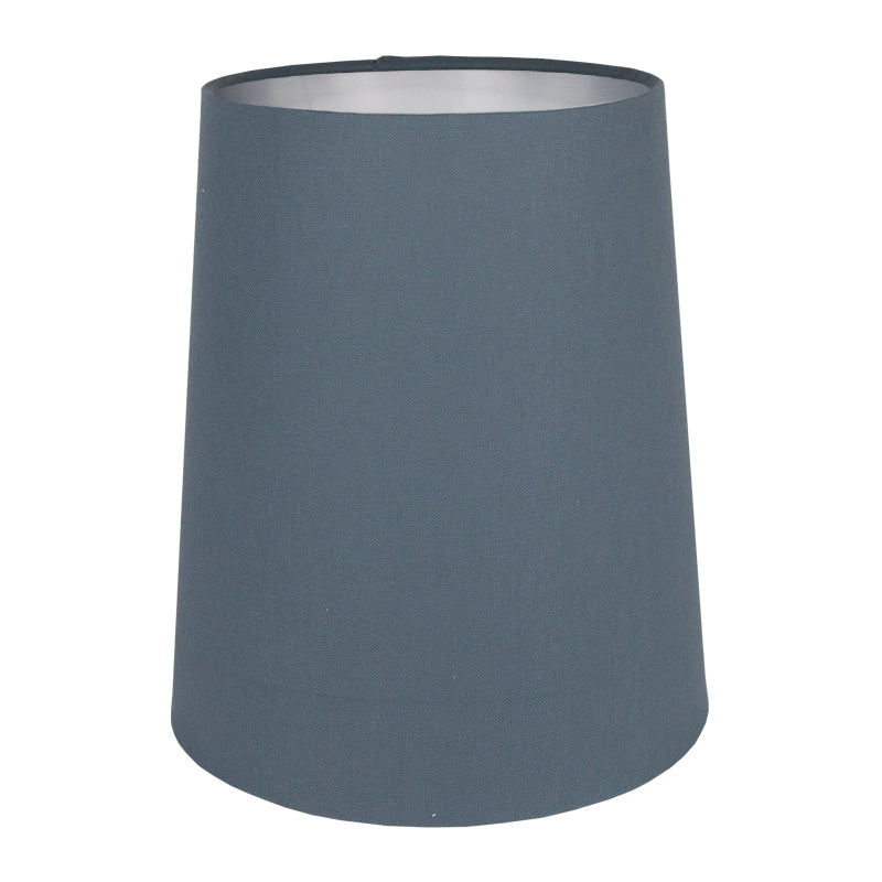 Dark Grey Cotton Tall French Drum Lampshade