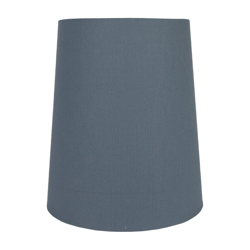 Dark Grey Cotton Tall French Drum Lampshade