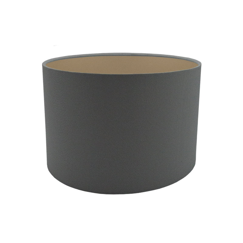 Dark Grey Drum Lampshade