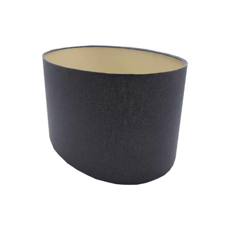 Dark Navy Blue Oval Lampshade