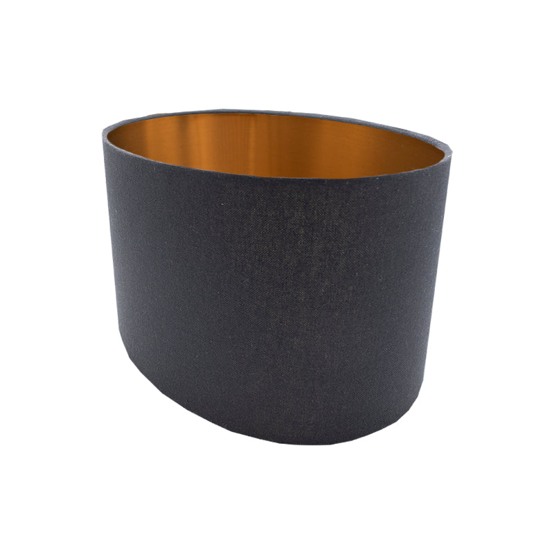 Dark Navy Blue Oval Lampshade