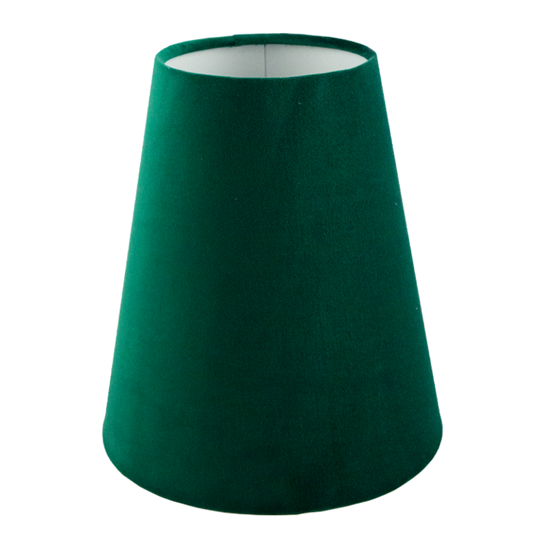 Emerald Green Velvet Tall Empire Lampshade
