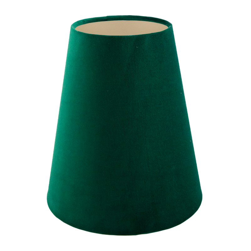 Emerald Green Velvet Tall Empire Lampshade