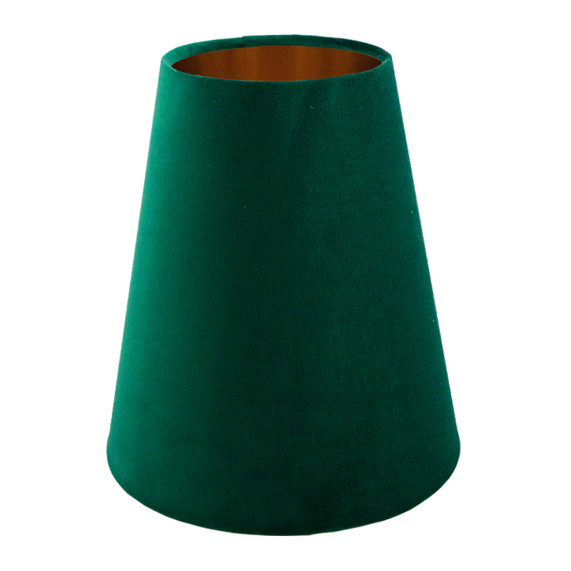 Emerald Green Velvet Tall Empire Lampshade