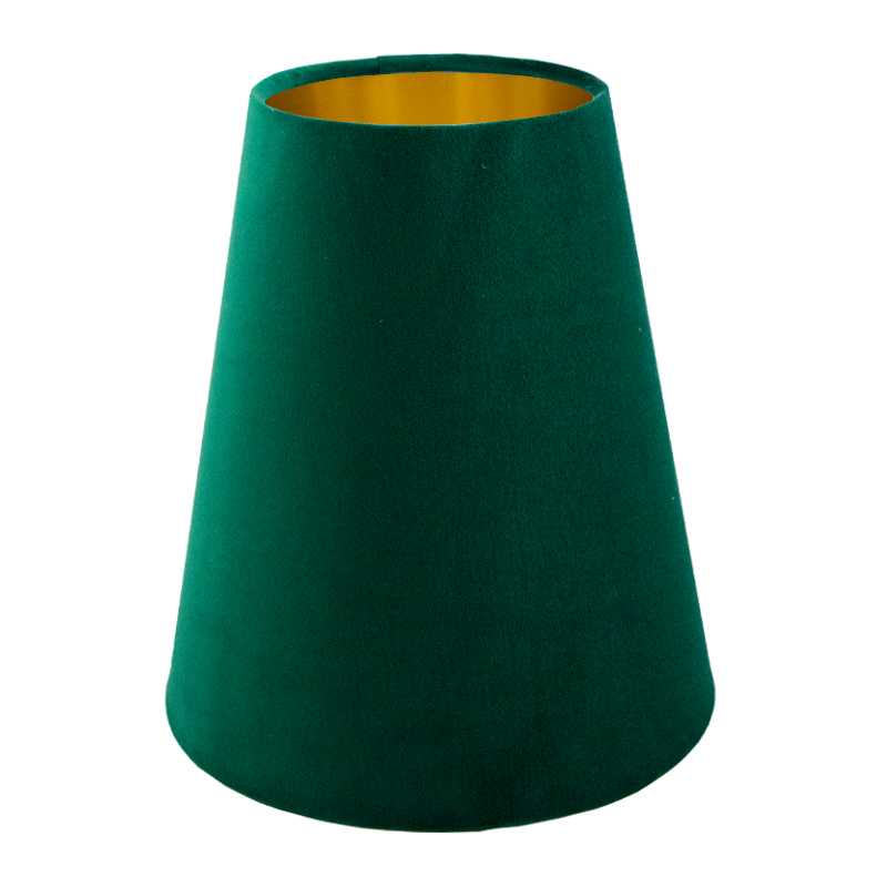 Emerald Green Velvet Tall Empire Lampshade