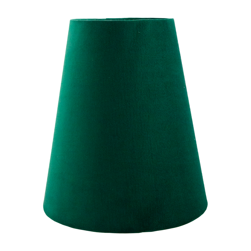 Emerald Green Velvet Tall Empire Lampshade