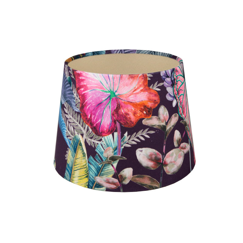 Oasis Aubergine Velvet French Drum Lampshade