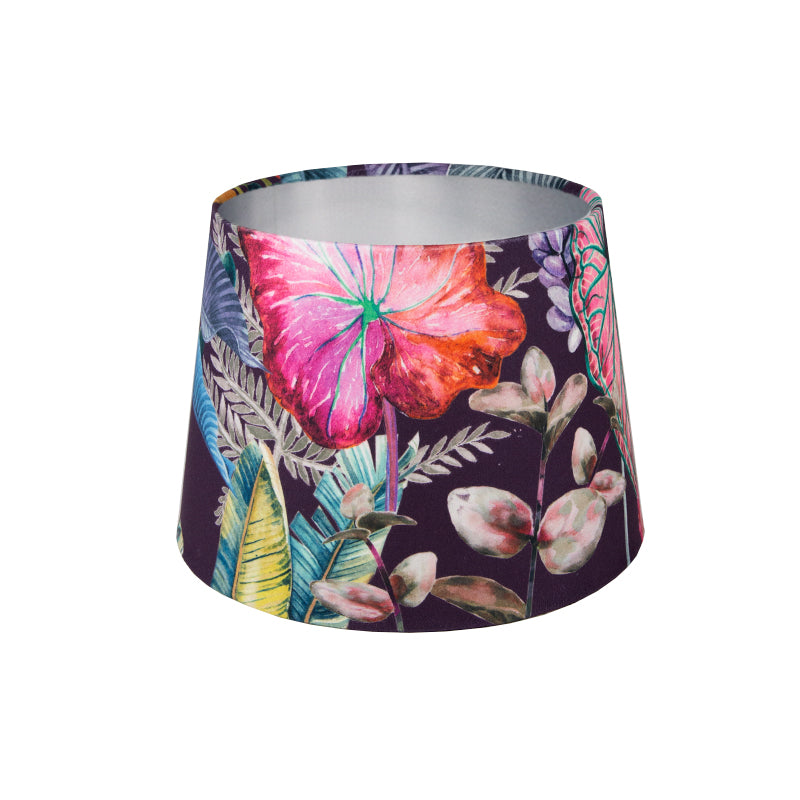 Oasis Aubergine Velvet French Drum Lampshade