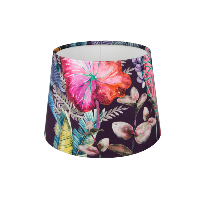 Oasis Aubergine Velvet French Drum Lampshade