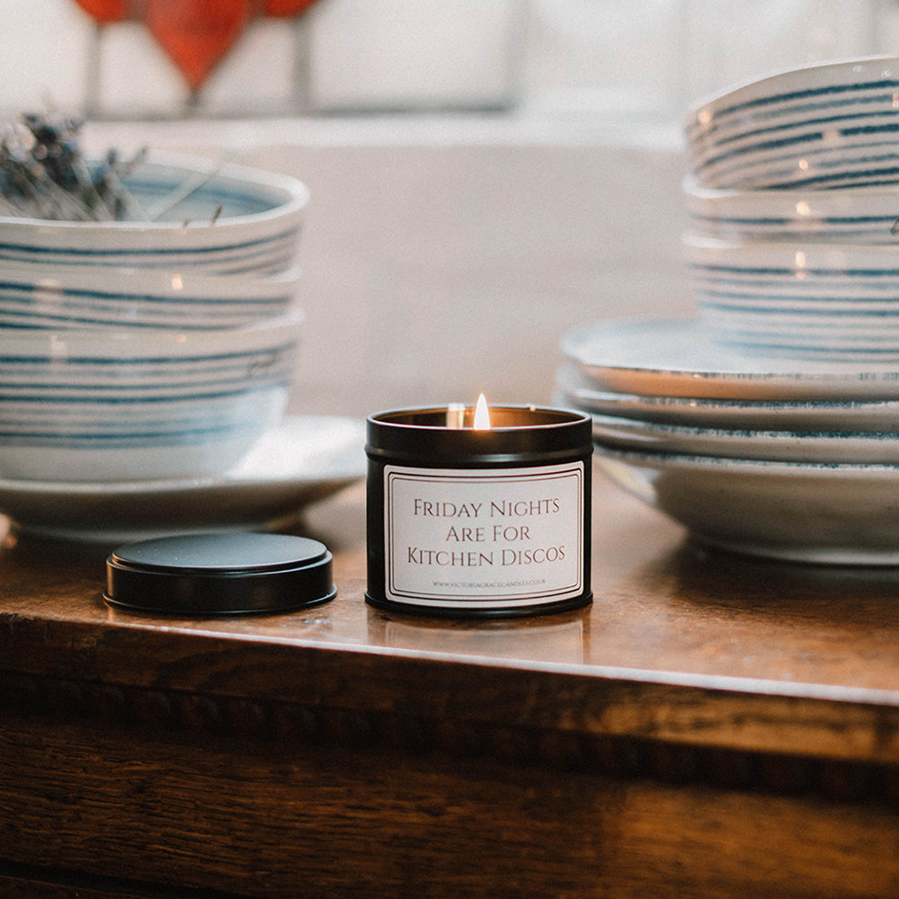 Friday Nights Are For Kitchen Discos Candle