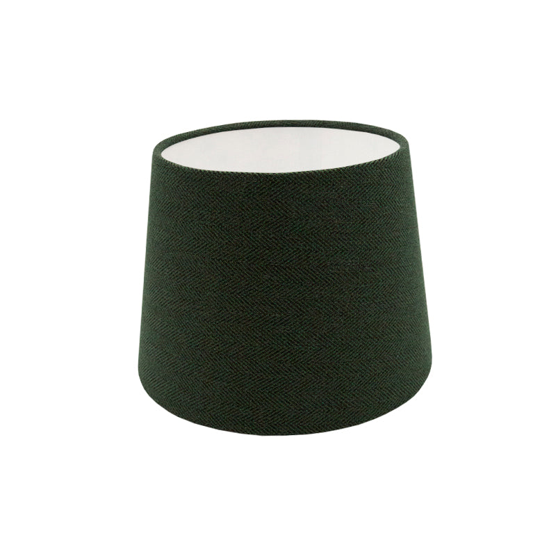 Toad Green Herringbone French Drum Lampshade