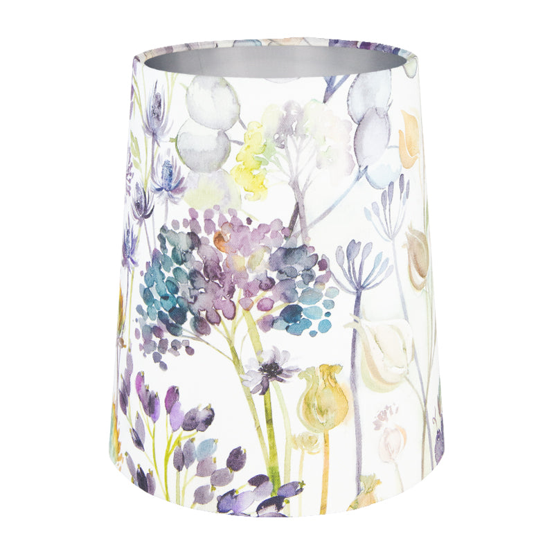Voyage Hedgerow Blue Tall French Drum Lampshade