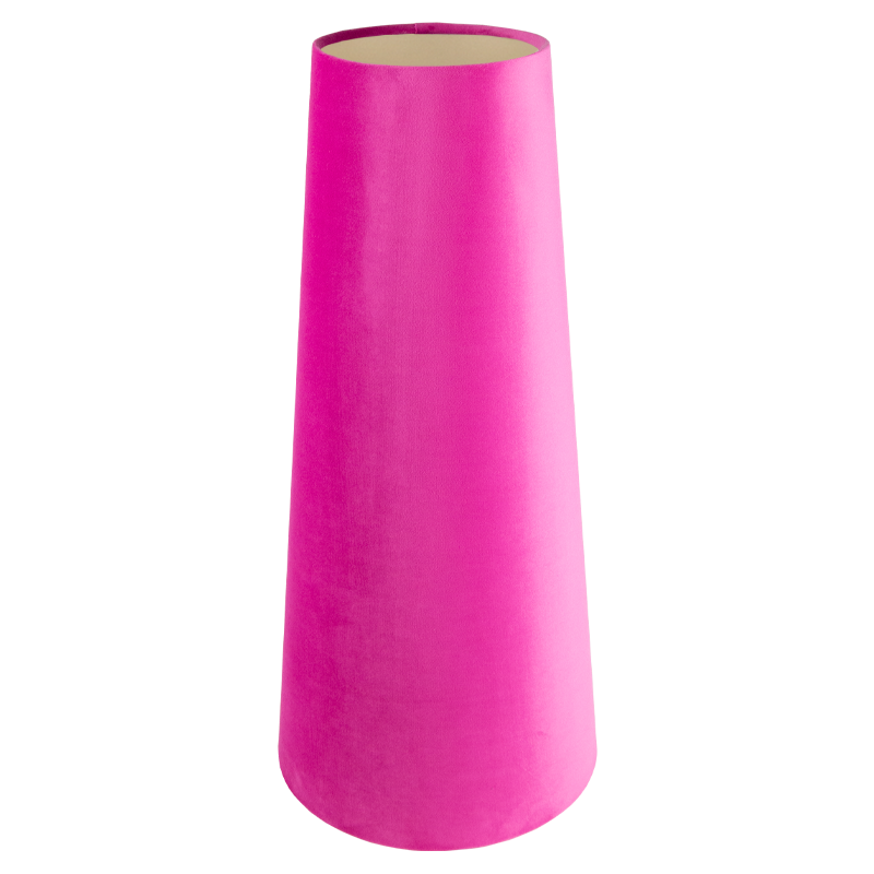 Hollyhock Velvet Tall Tapered Lampshade