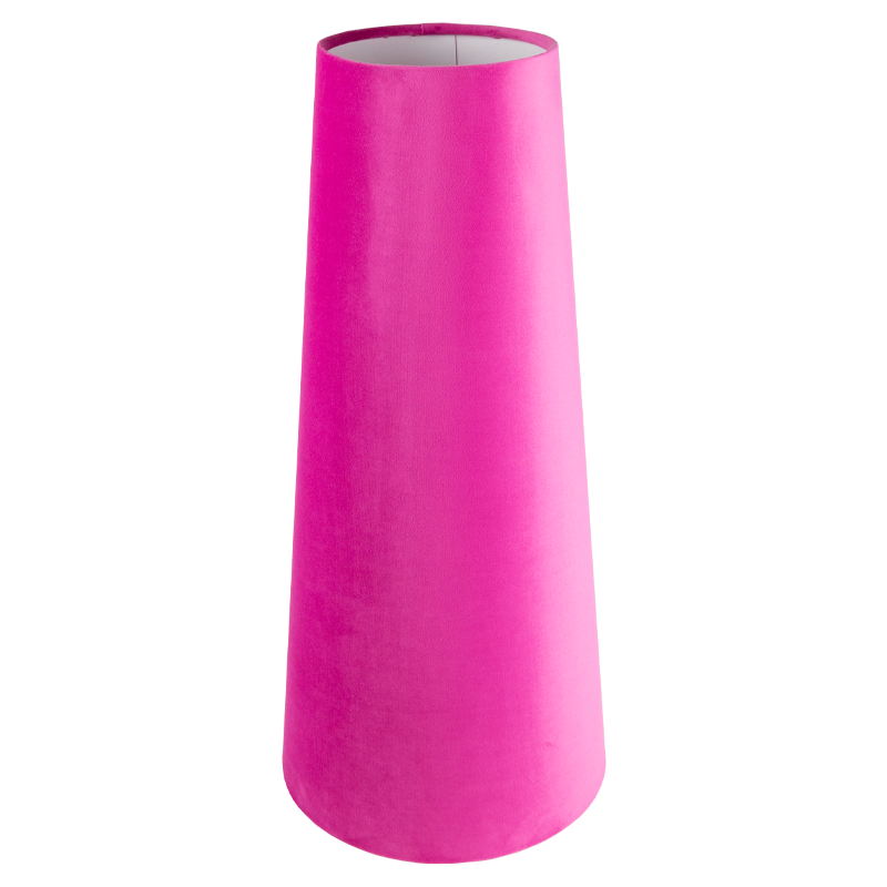 Hollyhock Velvet Tall Tapered Lampshade