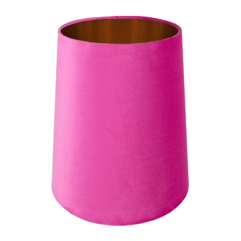 Hollyhock Velvet Tall French Drum Lampshade