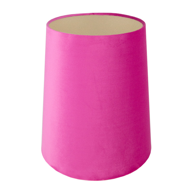 Hollyhock Velvet Tall French Drum Lampshade