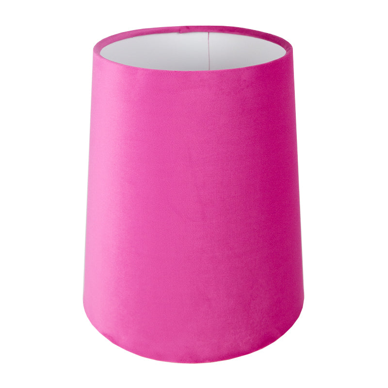 Hollyhock Velvet Tall French Drum Lampshade