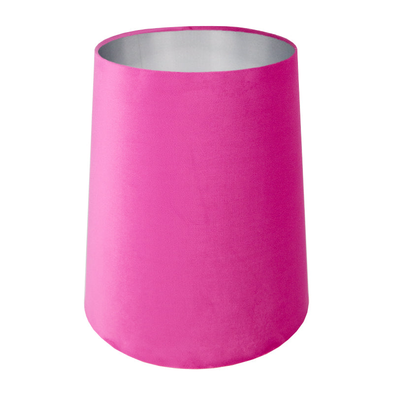 Hollyhock Velvet Tall French Drum Lampshade