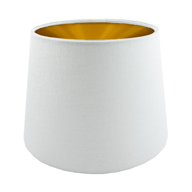 Ivory Satin French Drum Lampshade
